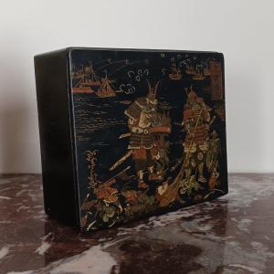 France, Napoleon III Period - Japanese Box - Imitating Lacquer