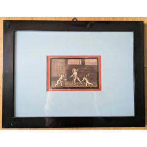 Piranese Frères - Antiquités d'Herculanum - gravure de la Maison aux Cerfs