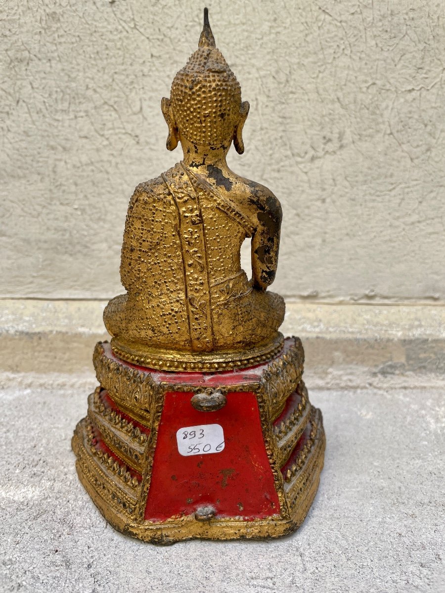 Thailande, Ratanakosin, XIX Bouddha Assis-photo-2