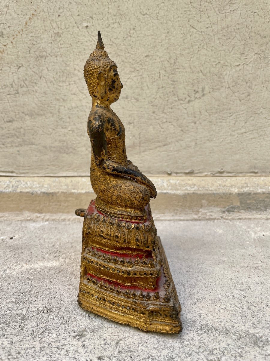 Thailande, Ratanakosin, XIX Bouddha Assis-photo-3