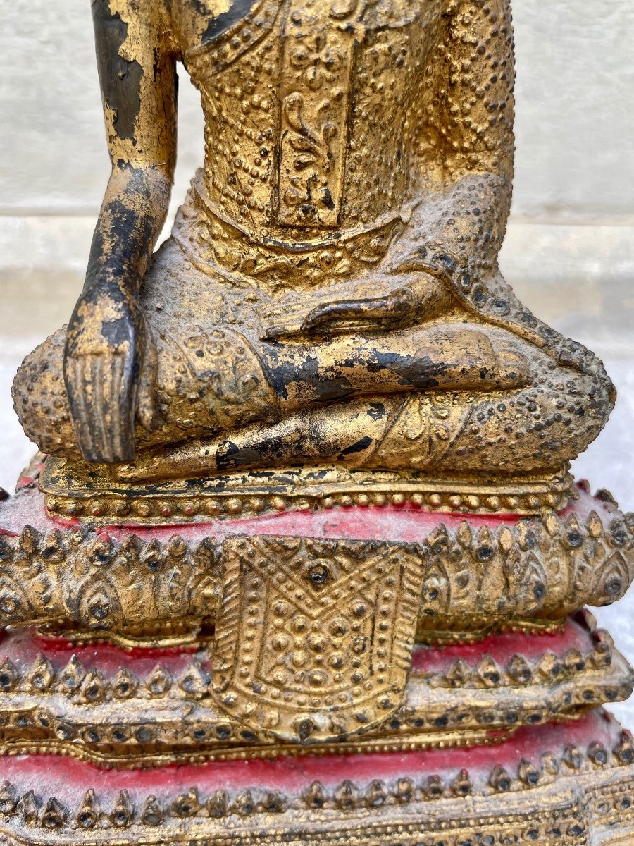 Thailande, Ratanakosin, XIX Bouddha Assis-photo-1