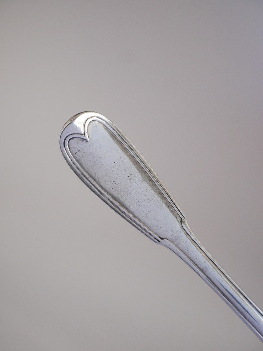 Cuillère à Olives, argent, par Louis Legros, Paris, 1728-1729-photo-4
