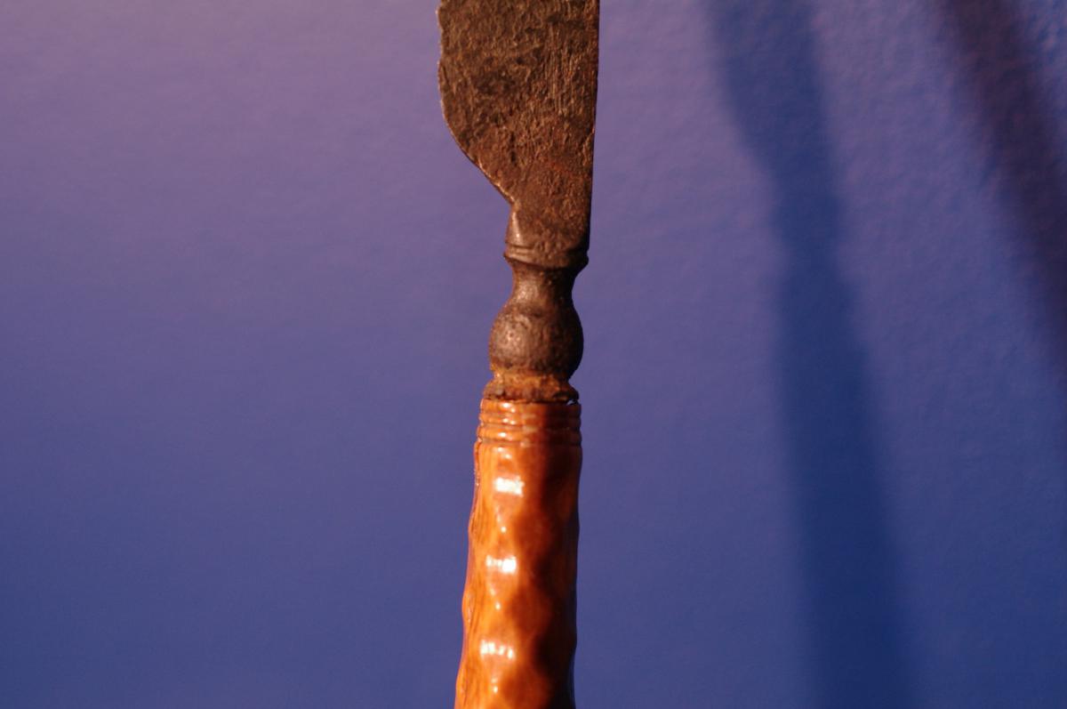 Couteau de table, manche en ivoire, début XVIIe Siècle-photo-2