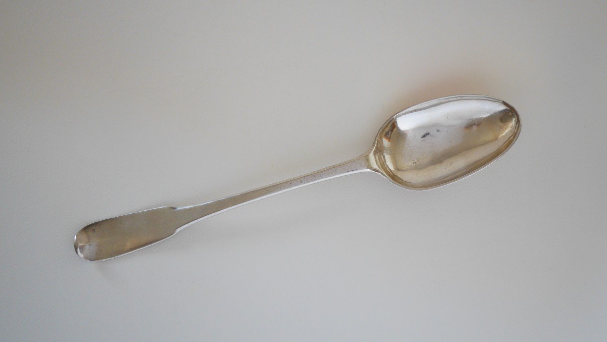 Grande Cuillère à Ragoût, Argent, Angers, 1732-1734-photo-2