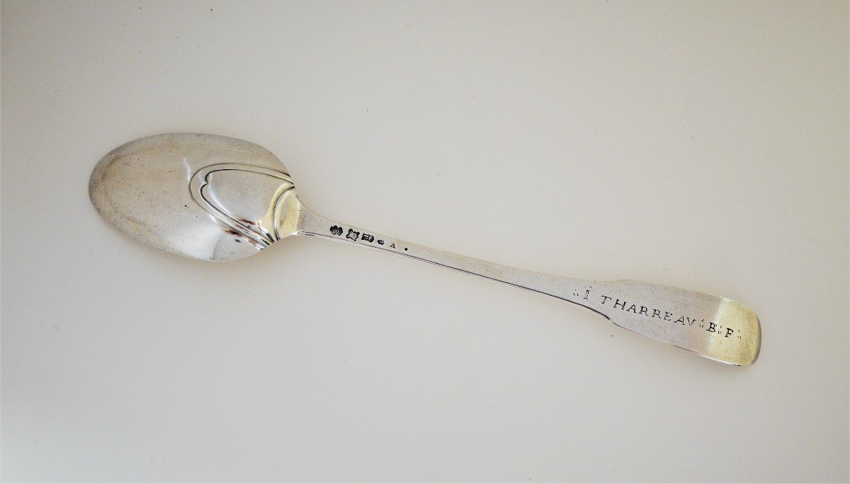 Grande Cuillère à Ragoût, Argent, Angers, 1732-1734