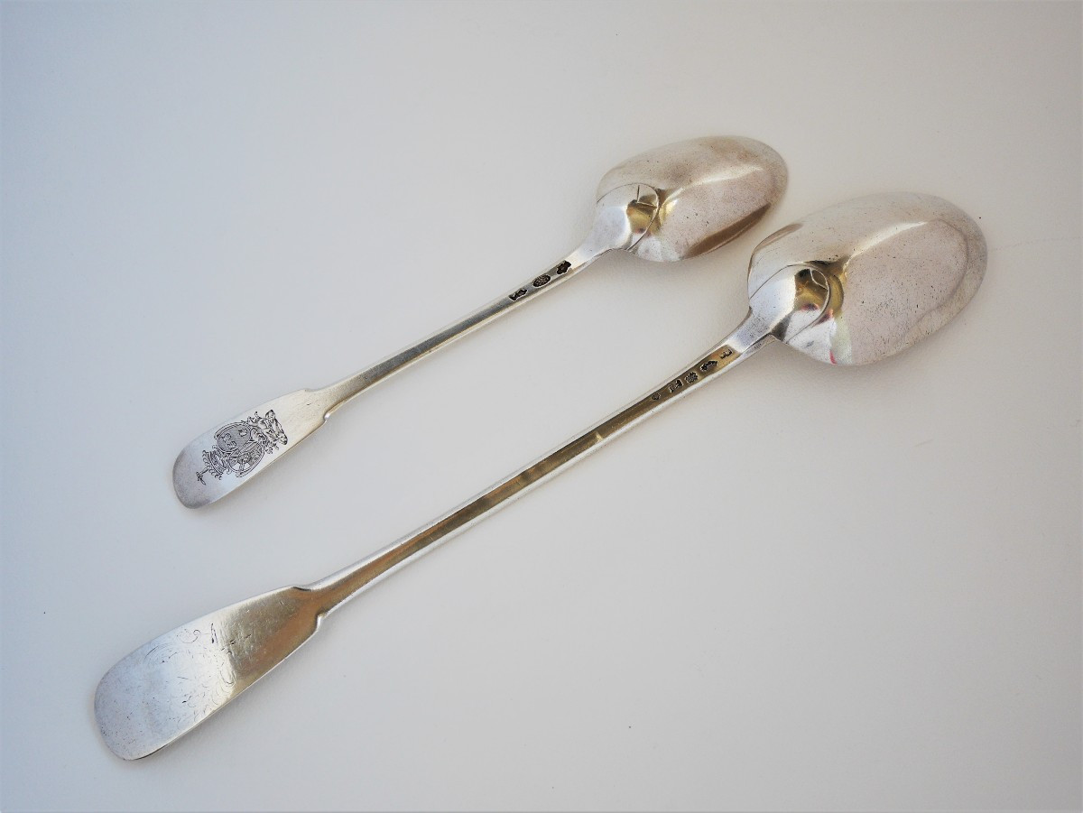 Cuillère à Pot En Argent Par Antoine Chayé, Paris, 1752
