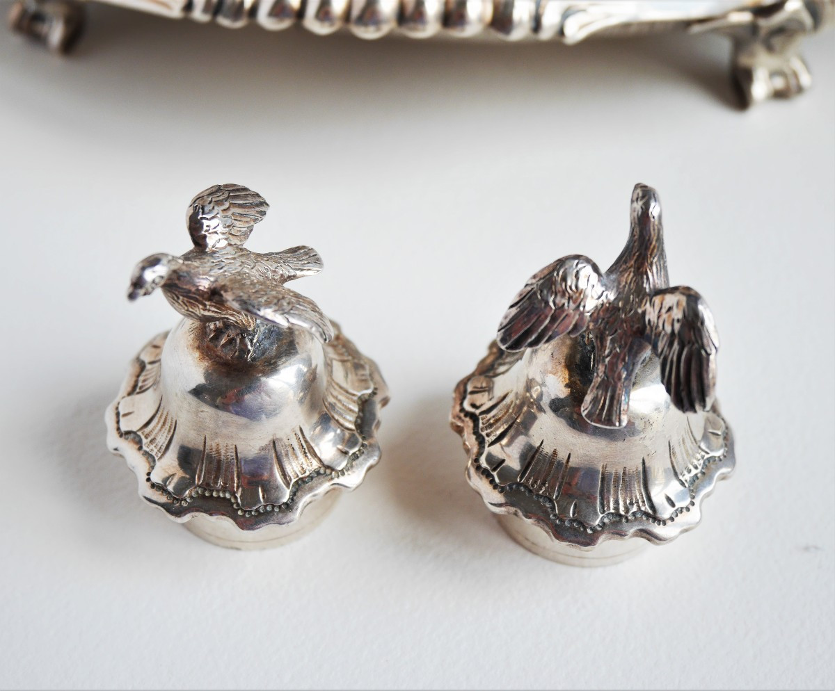 Roccoco Silver Cruet By Jean-pascal Miston, Montpellier (france), 1765-1766-photo-3