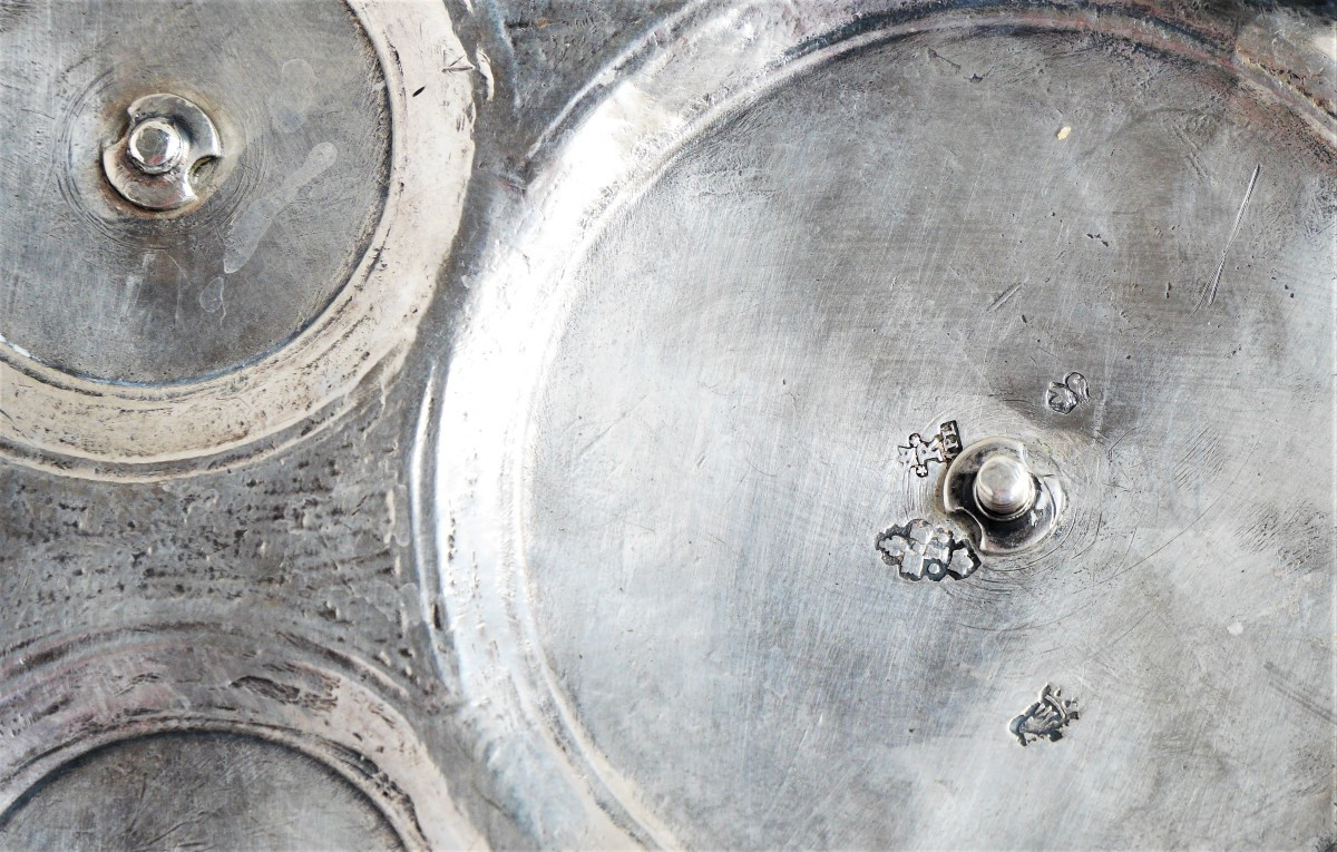 Roccoco Silver Cruet By Jean-pascal Miston, Montpellier (france), 1765-1766-photo-4