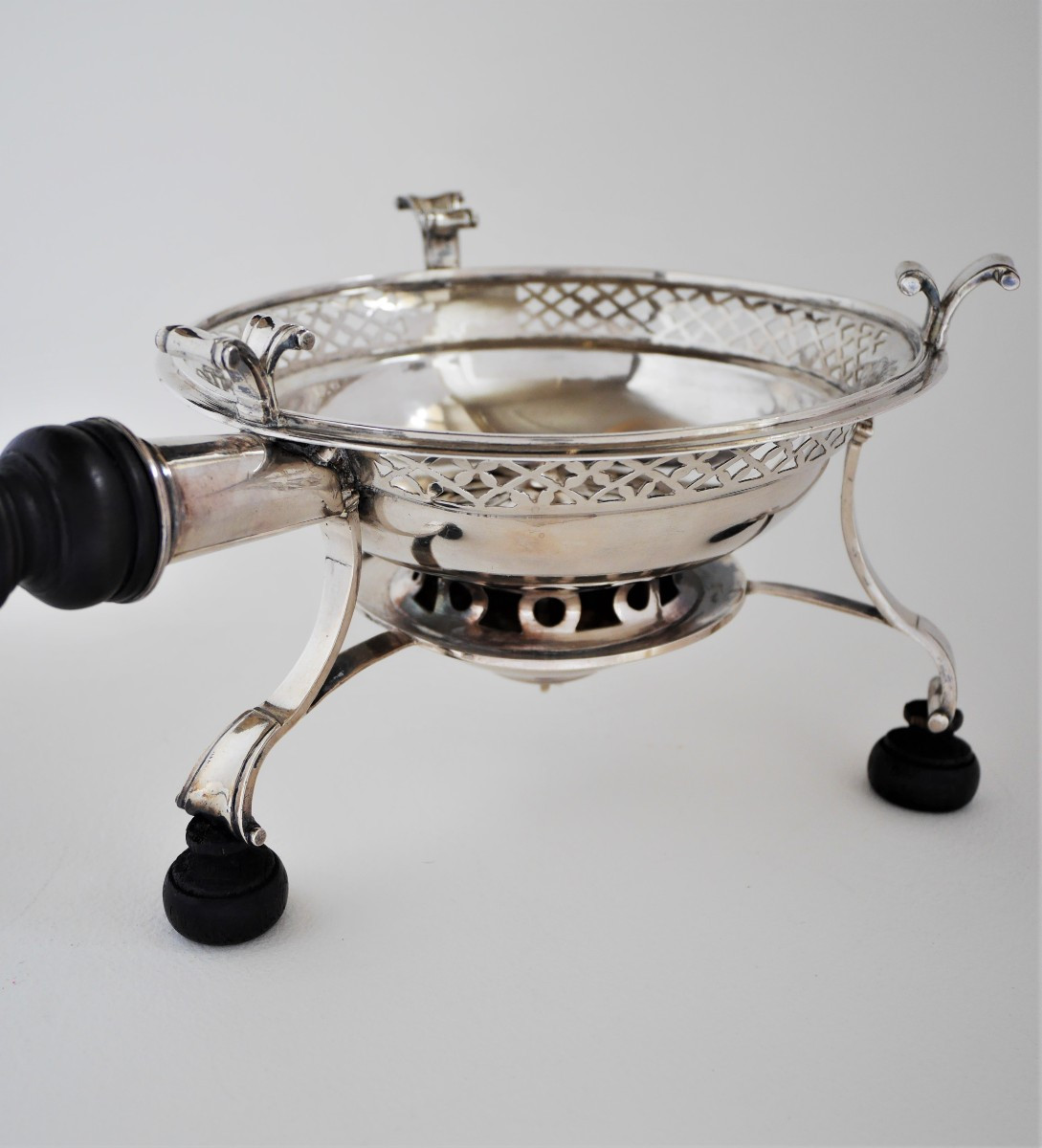 Pair Of Silver Warming Dishes, Lille, 1763-photo-4