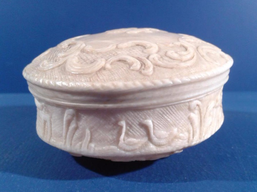 Round Box In Ivory, Dieppe, Eighteenth Century-photo-4