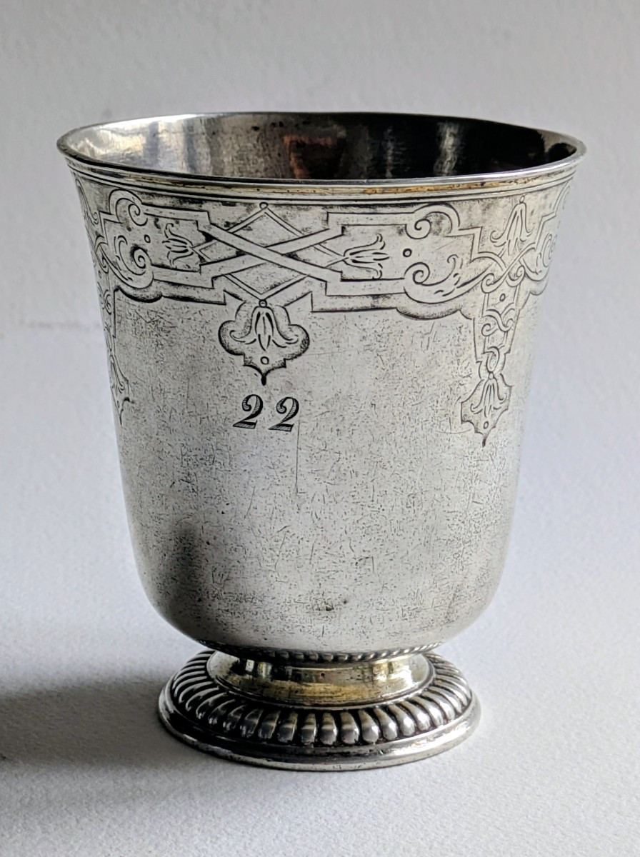 Timbale en argent et vermeil par Johann Jacob Frey, Strasbourg, 1714-1725-photo-2