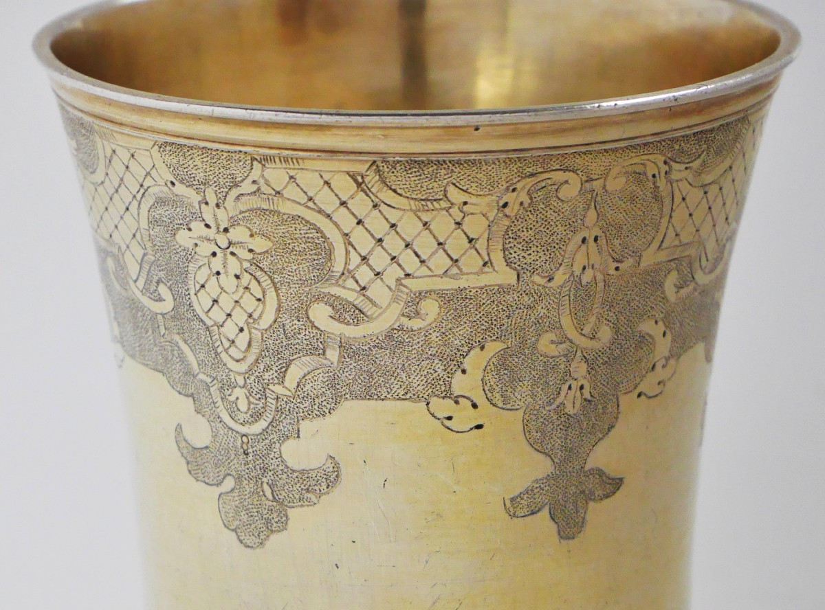 Timbale en vermeil (argent), Strasbourg, 1725-1731-photo-3