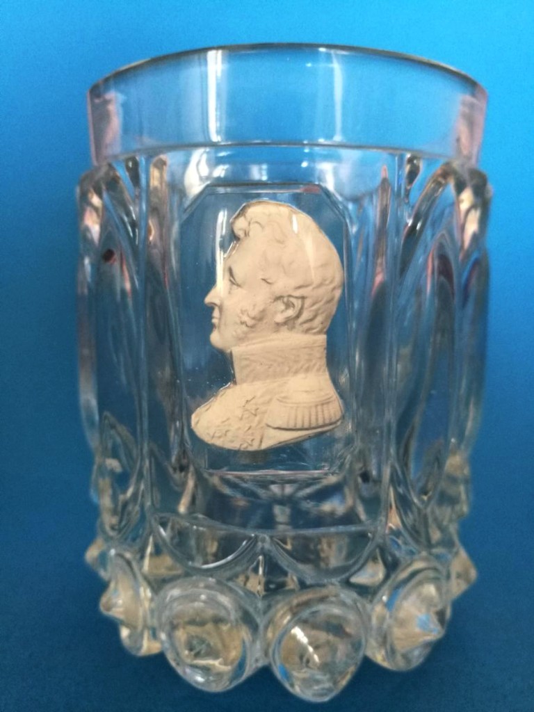 Goblet, Portrait Of Louis-philippe I, Baccarat, 1830-1848