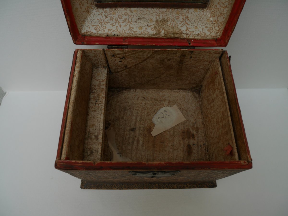 Cabinet ou coffret à Bijoux, Augsbourg, ex-coll. Rothschild, vers 1740-photo-2