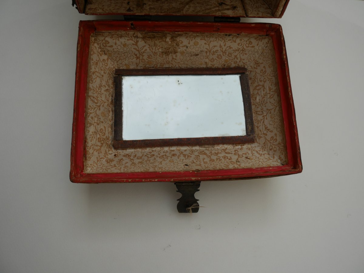 Cabinet ou coffret à Bijoux, Augsbourg, ex-coll. Rothschild, vers 1740-photo-3