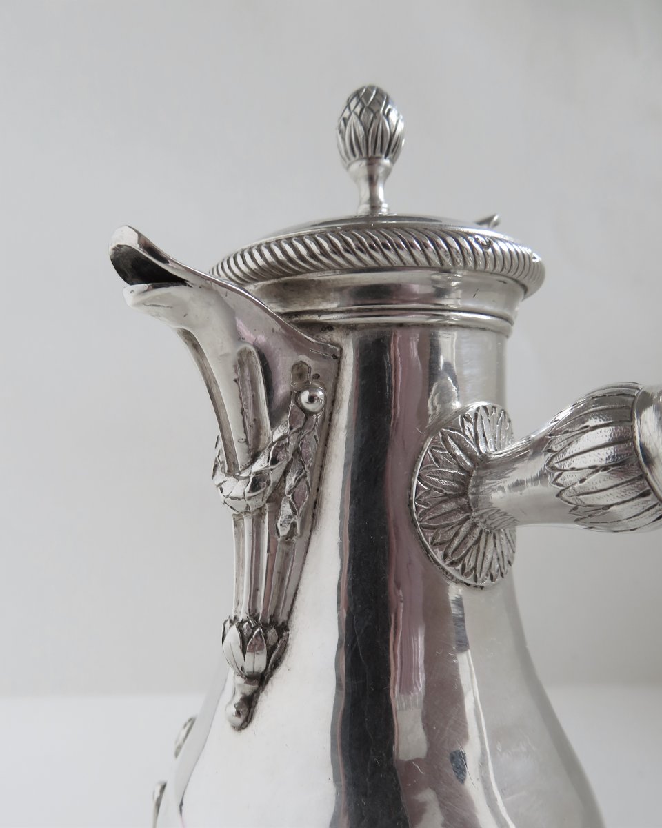 Cafetière égoïste en argent, Paris, 1788-photo-2