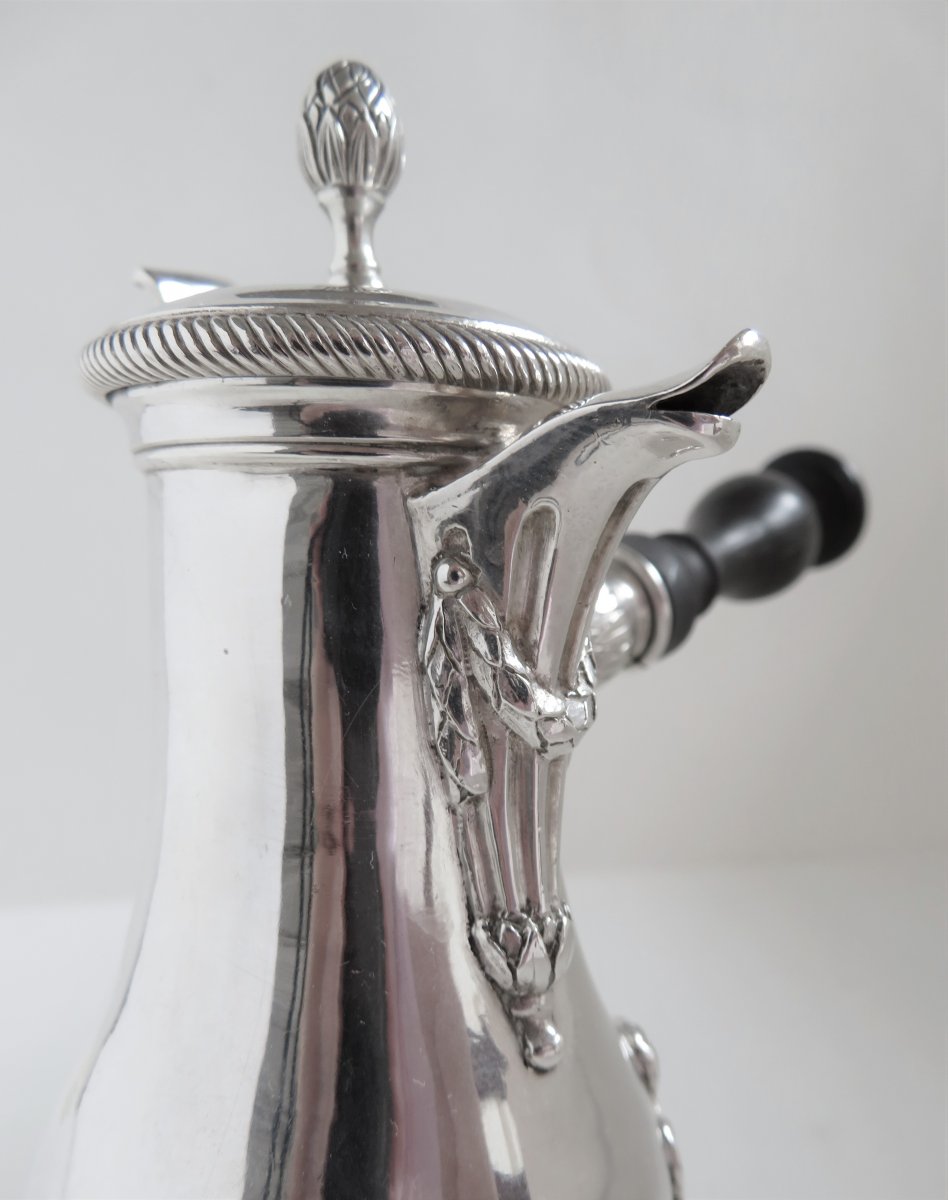 Cafetière égoïste en argent, Paris, 1788-photo-4