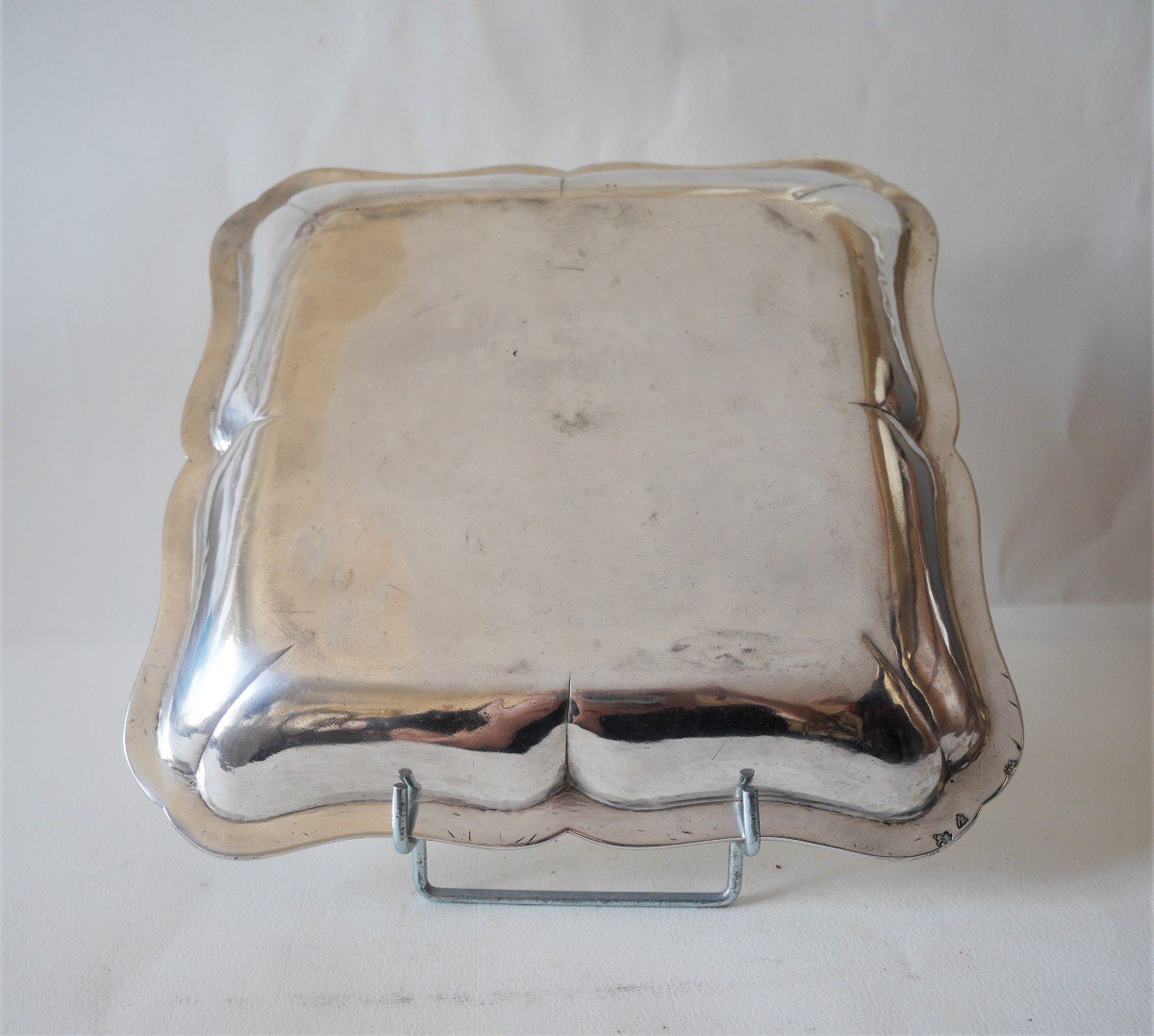 Dish, Sterling Silver By Jean-antoine Bourguet, Paris, 1760-1761-photo-3