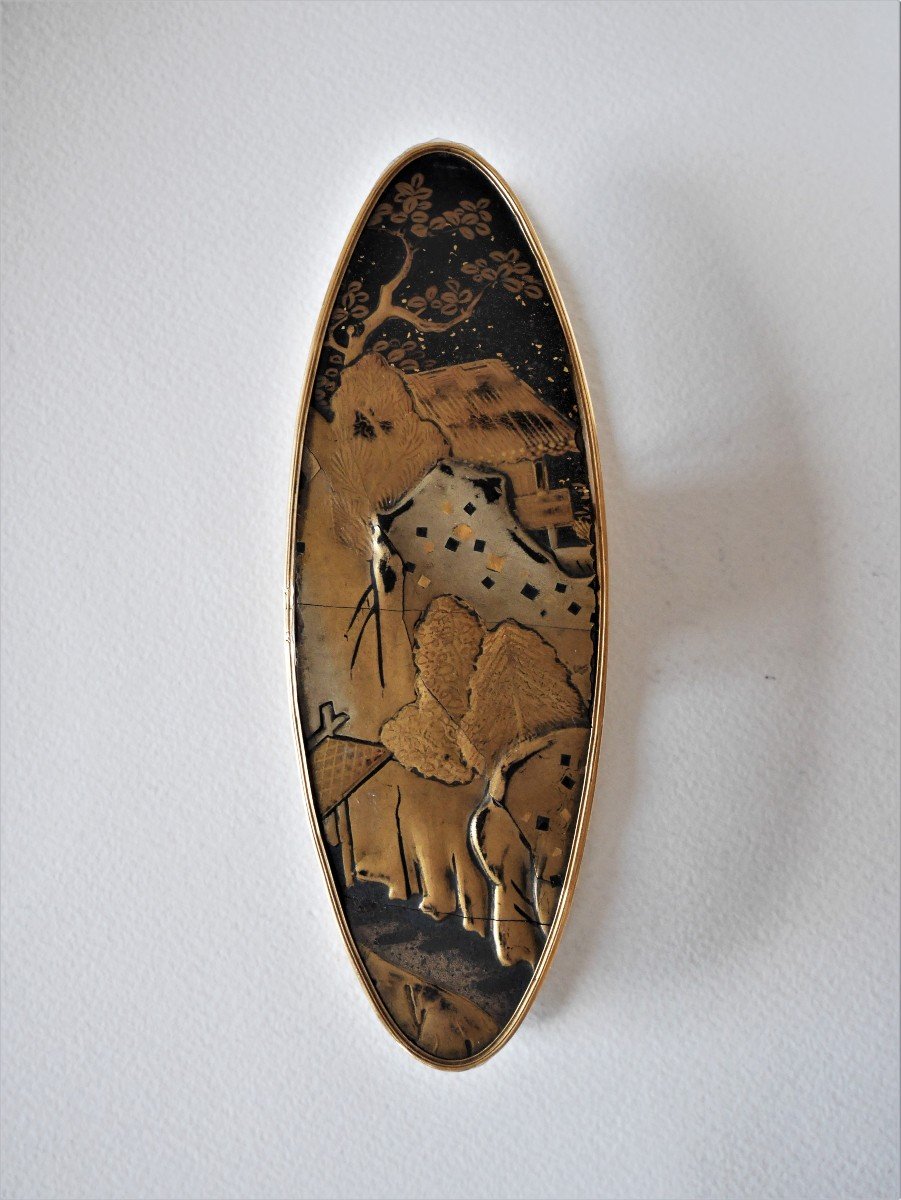 Shuttle, Japan Lacquer With Gold, Paris, 1750-1756-photo-3