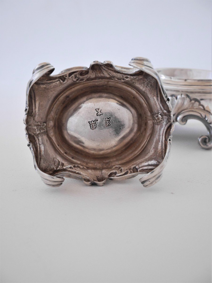 Paire De Salières, Argent, Avignon,  1750-1770-photo-5