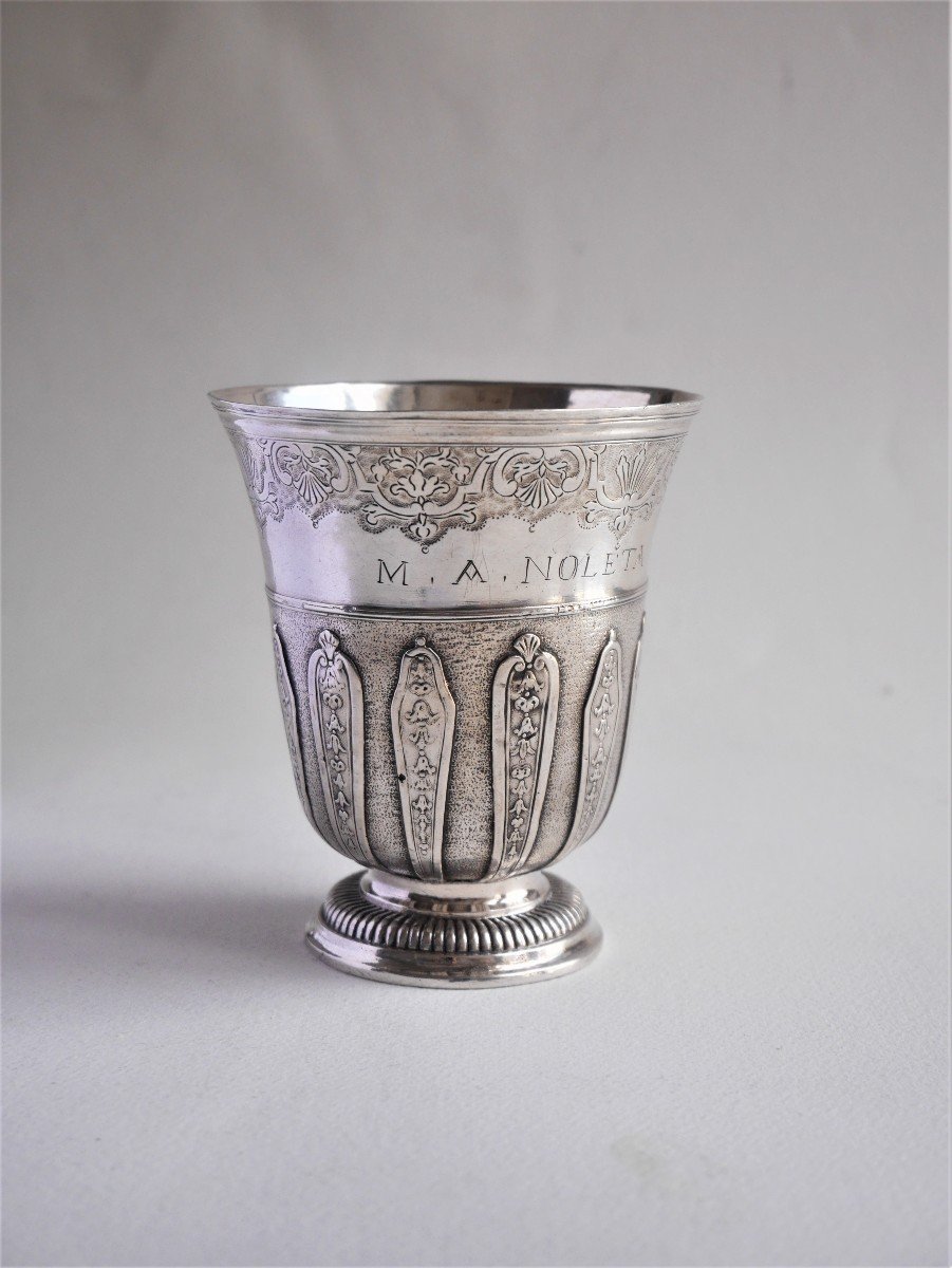 Silver Beaker By Jacques Duguay, Paris, 1729-1730-photo-3
