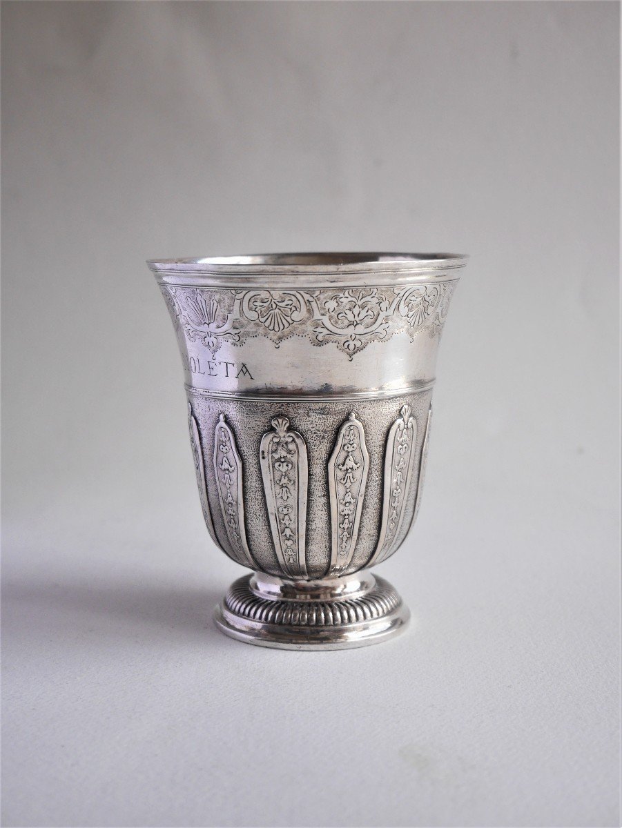 Silver Beaker By Jacques Duguay, Paris, 1729-1730-photo-2