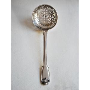 Sugar Spoon, Silver, Jean Chabrol, Paris, 1743-1744