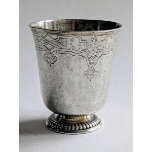 Timbale en argent et vermeil par Johann Jacob Frey, Strasbourg, 1714-1725