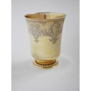 Timbale en vermeil (argent), Strasbourg, 1725-1731