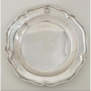 Valenciennes : plat creux par Salomon Vacheron, 1738