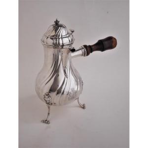 Cafetière En Argent, Aux Armes de Liot de Nortbecourt, Lille, 1775