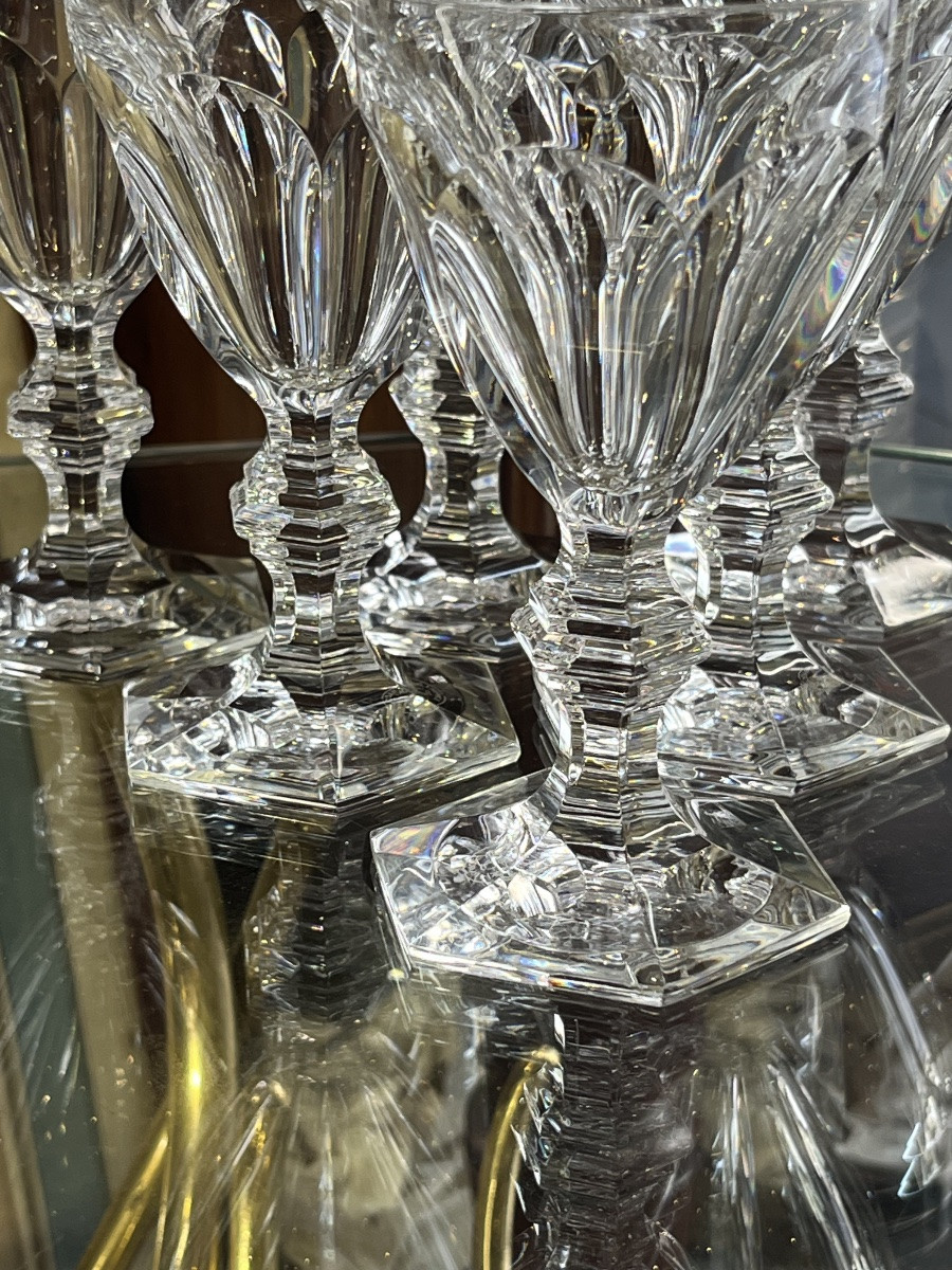 Baccarat 43 Pc Set Of 32 Glasses And 11 Flutes Harcourt 1841-photo-2