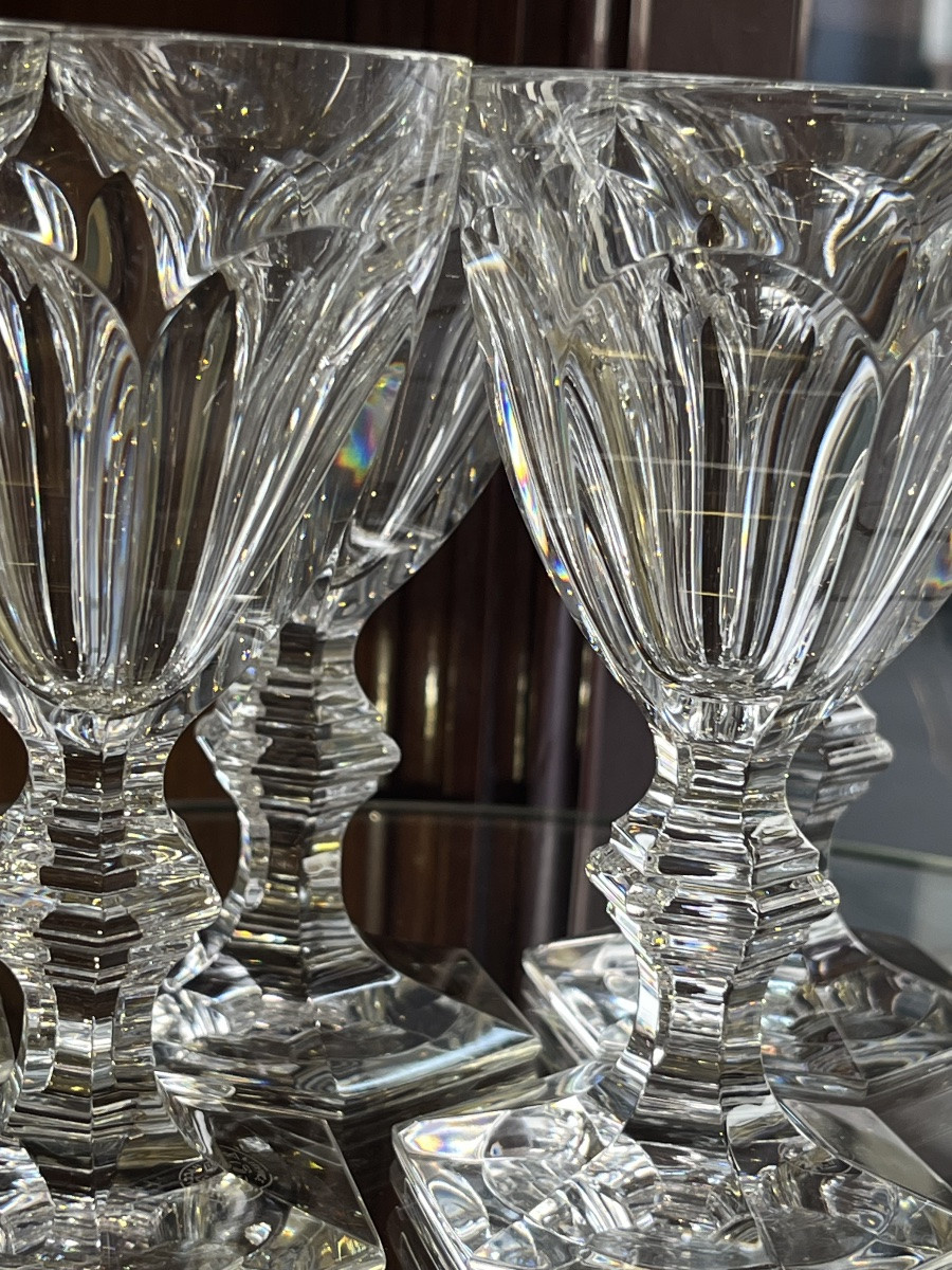 Baccarat 43 Pc Set Of 32 Glasses And 11 Flutes Harcourt 1841-photo-4
