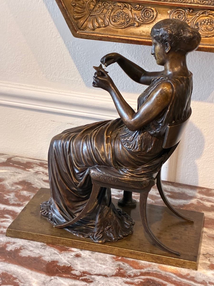 Bronze Sculpture J. Salmson (1823-1902) “the Winder” 19th Century-photo-4