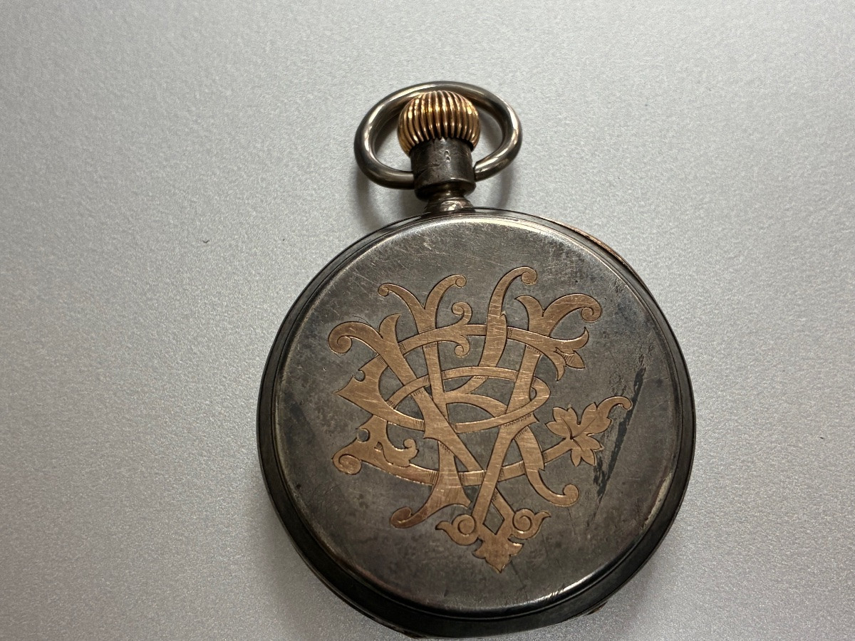 Silver Pocket Watch With Soap Dish Of The Princes Vogoride – Hippolyte Martel, Paris Circa 1885-photo-2