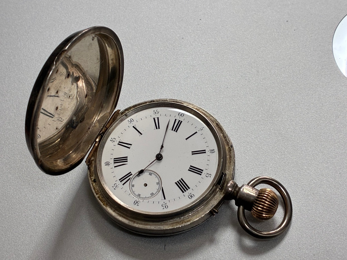 Silver Pocket Watch With Soap Dish Of The Princes Vogoride – Hippolyte Martel, Paris Circa 1885-photo-3
