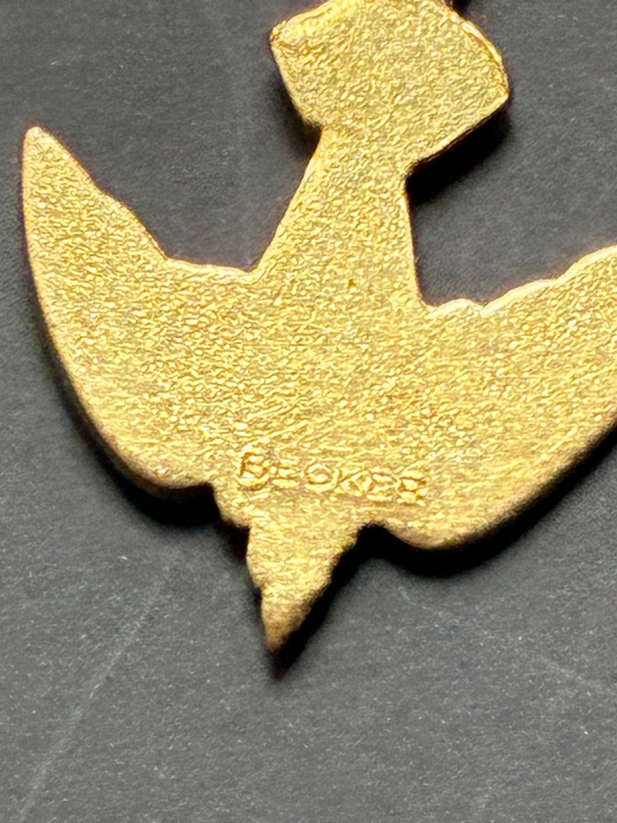 Huguenot Cross In 18-carat Gold - 6.4g - Signed Becker - Early 20th Century-photo-1