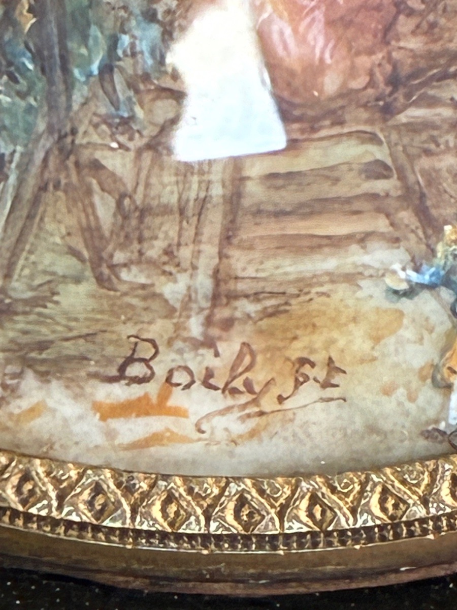 Pair Of Ivory Miniatures Signed By Boily – The First Hot-air Balloons And Aerostats From 1783-photo-4