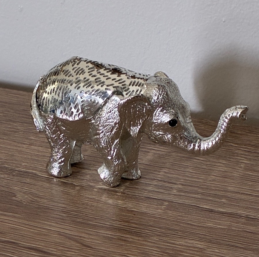 "lumière Collection" Elephant In Silver-plated Metal – Christofle