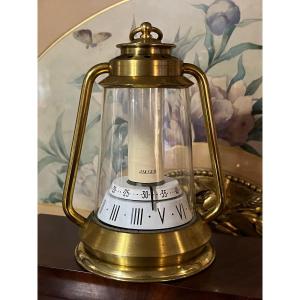 Jaeger Lecoultre Clock Lantern Minor 8 Days Circa 1960