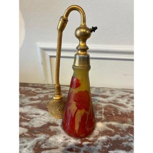 Gallé Perfume Bottle Made Of Multilayered Glass – Art Nouveau, Circa 1900