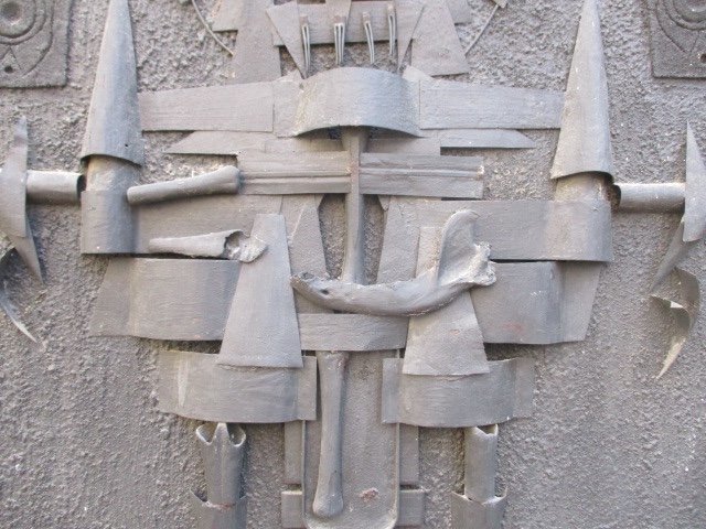 ALESSANDRI Joseph, Né en 1940 "Sans titre" Haut Relief Technique mixte Bois 116 x 89 cm-photo-1