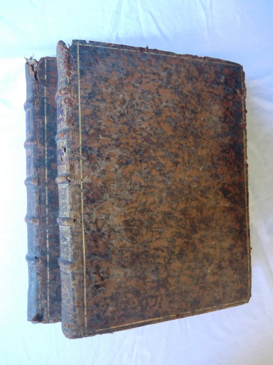 Jean Barbeyrac Baron De Pufendorf "the Law Of Nature And People" 1712 2 Volumes In-4-photo-4