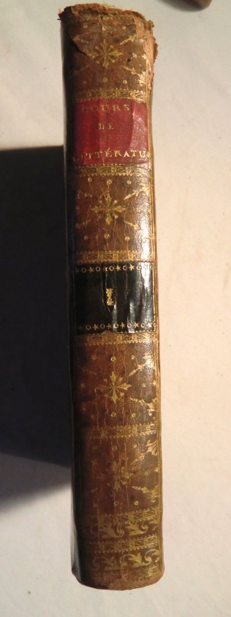 J F Laharpe "Lycée ou Cours Littérature Ancienne Moderne" An VII 1798-1799  16 Volumes In-8-photo-4