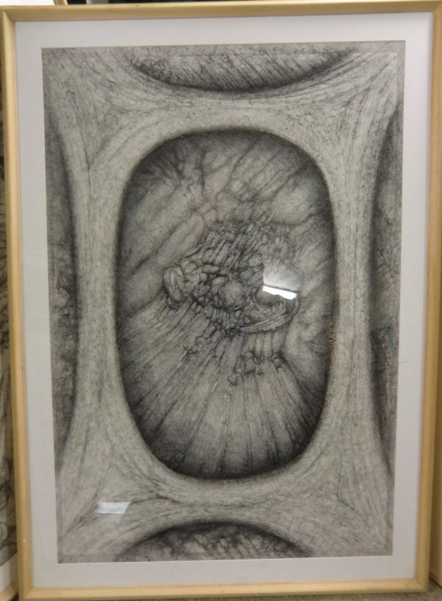Sorgue Jean-marie (1924-2010) Original Drawings 1970/1980 Ink On Paper 110 X 75 Cm -photo-2