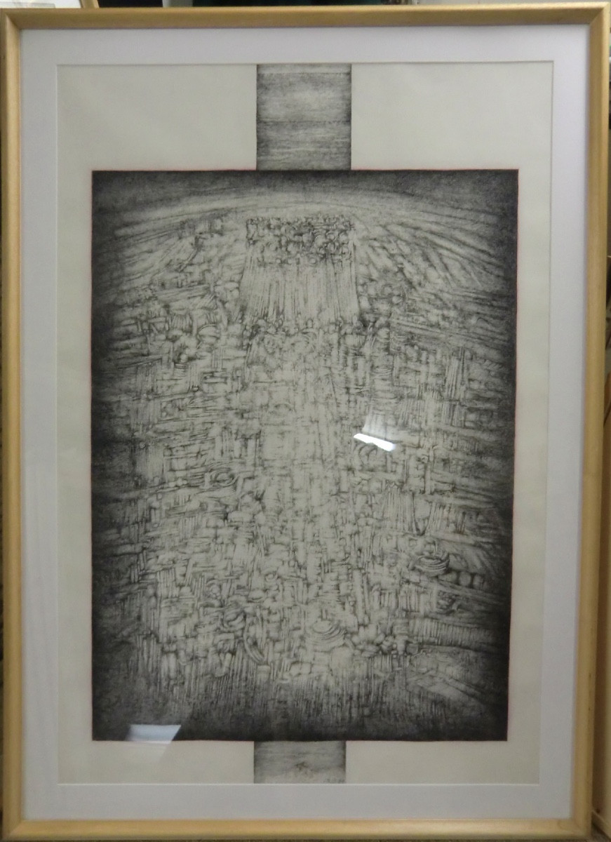 Sorgue Jean-marie (1924-2010) Original Drawings 1970/1980 Ink On Paper 110 X 75 Cm -photo-4