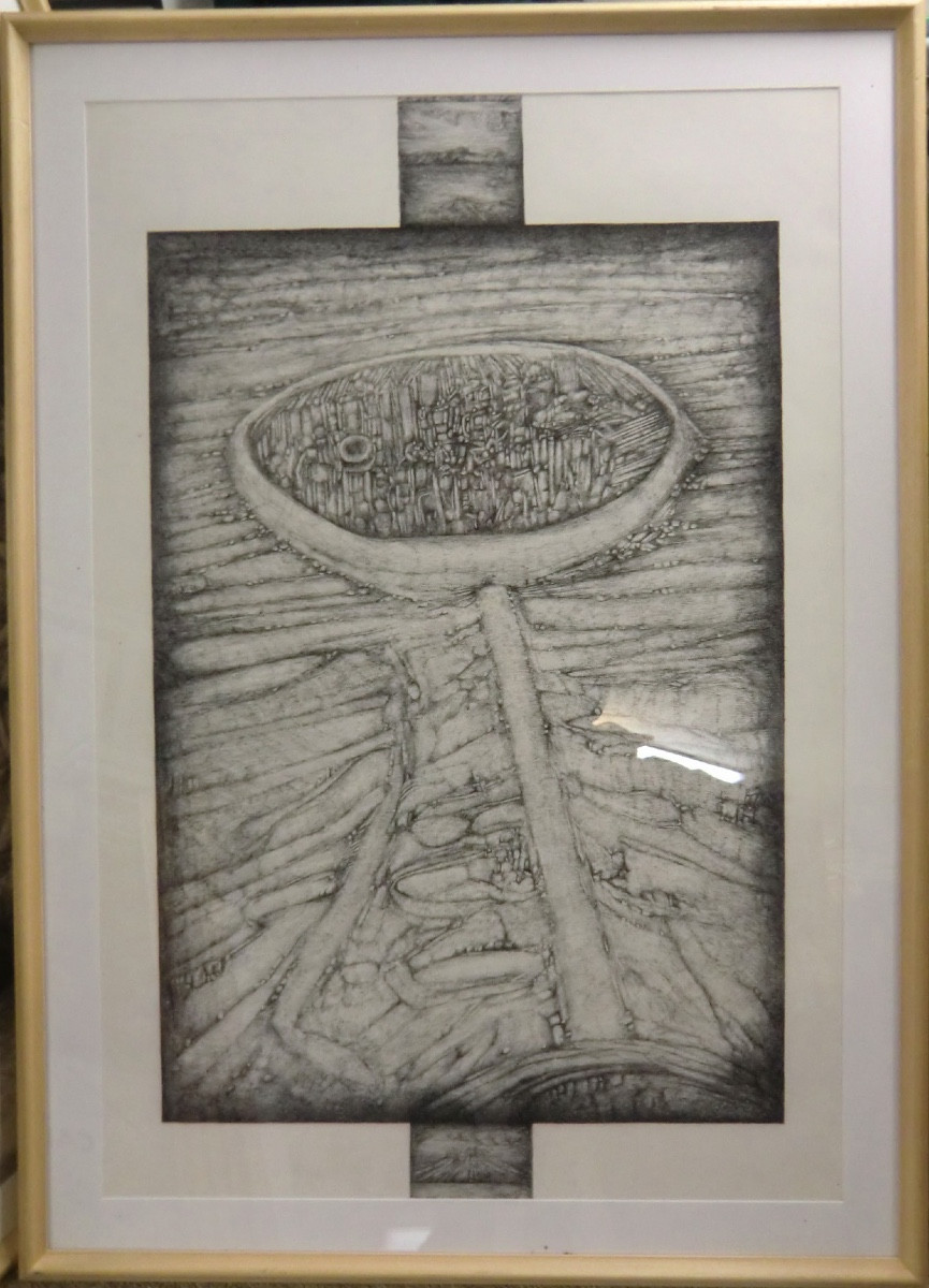 Sorgue Jean-marie (1924-2010) Original Drawings 1970/1980 Ink On Paper 110 X 75 Cm -photo-5