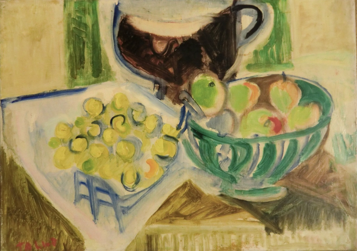 Tal-coat Pierre (1905-1985) "still Life With Fruit" Around 1940 Oil/canvas Signed 33 X 46 Cm-photo-2