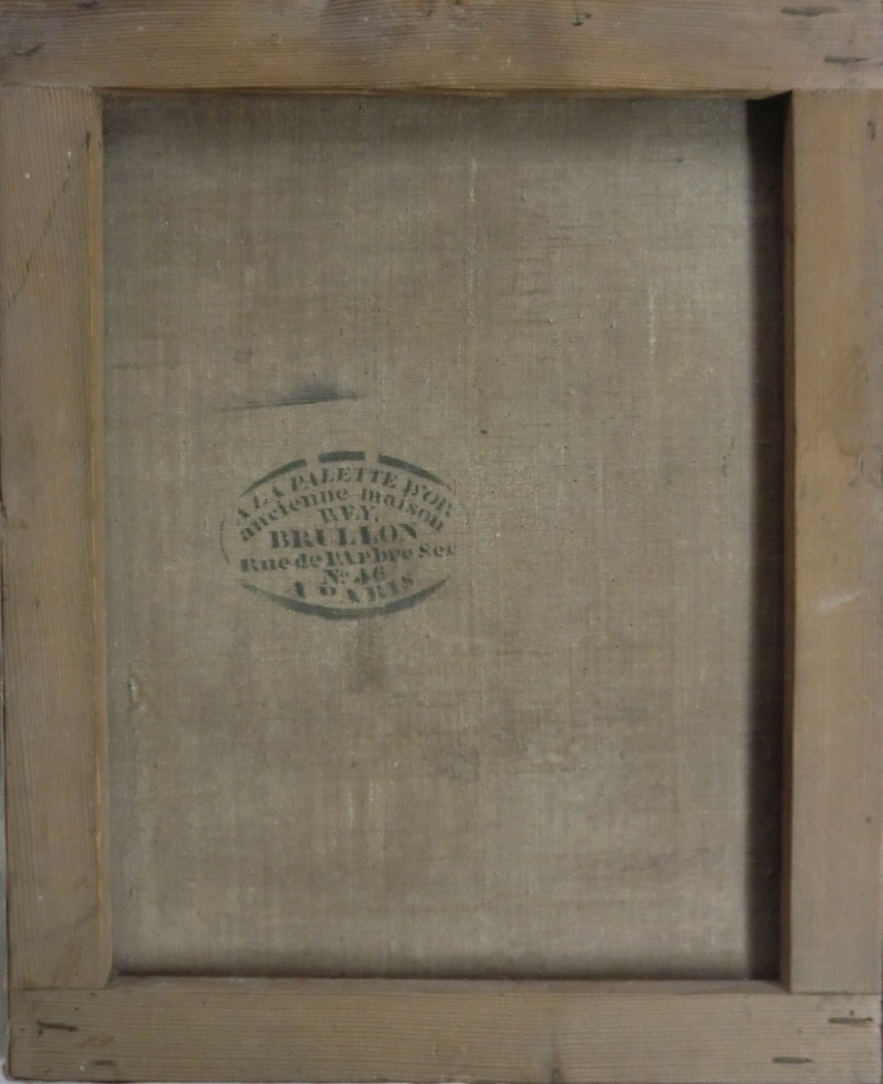 École Française "Après la tempête", Époque XIX ème siècle Huile sur toile encadrée 40 x 32,5 cm-photo-4