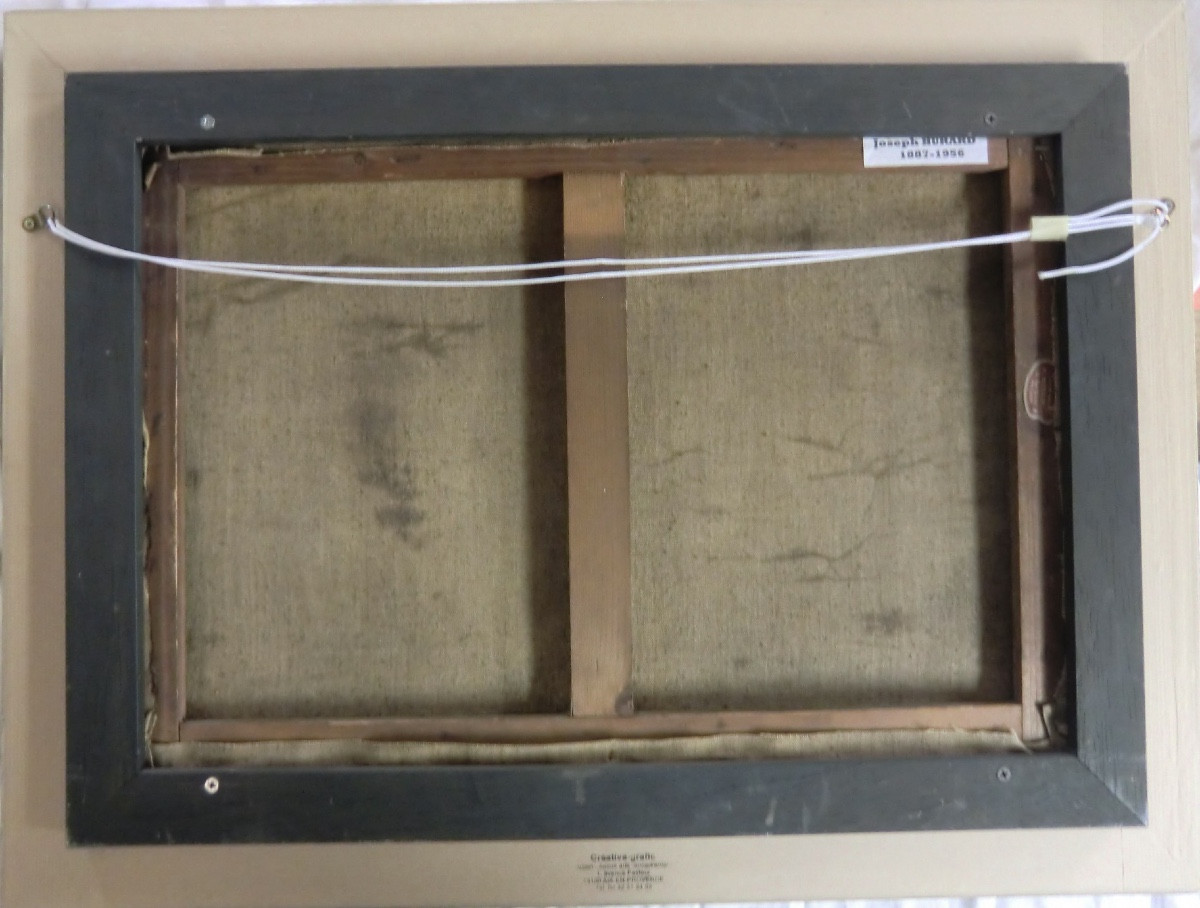 HURARD Joseph (1887-1956) "Venise" Huile sur toile signée et encadrée 38 x 55 cm-photo-6